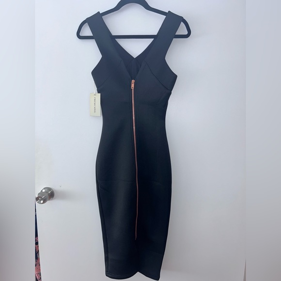 Fresh soul black midi dress - Picture 2 of 2